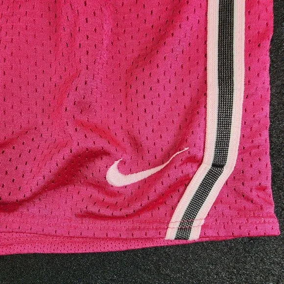 Lot 2 Pairs Nike Shorts Women Large Green Maroon Mesh Athletic Running Gym - Picture 11 of 14